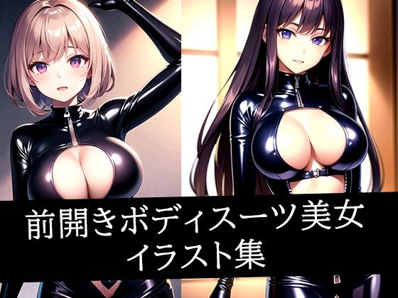 【エロ漫画】前開きボディスーツ美女イラスト集