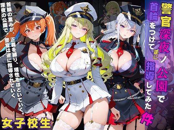 【エロ漫画】女子校生 警官 深夜ノ公園で首輪をつけて逆に指導してみた件