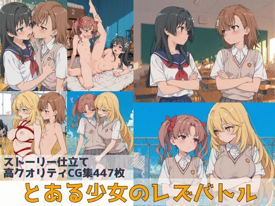 【エロ漫画】とある少女のレズバトル