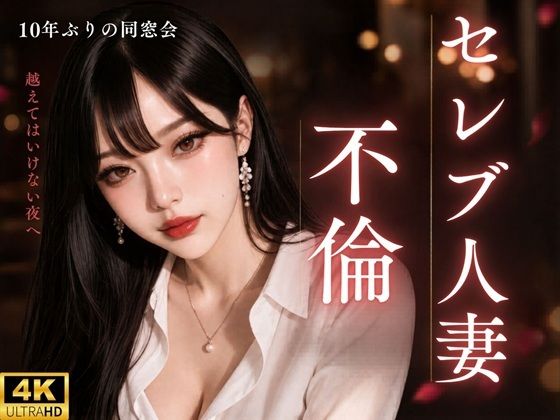 【エロ漫画】【音声付きOP】セレブ人妻、同窓会で不倫。10年ぶりに再会した憧れの彼女は、夫には言えないほど欲求不満だった