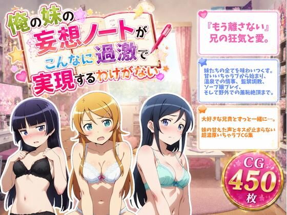 【エロ漫画】俺の妹の妄想ノートがこんなに過激で実現するわけがない