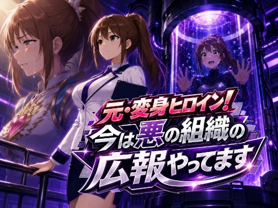 【エロ漫画】元・変身ヒロイン！今は悪の組織の広報やってます