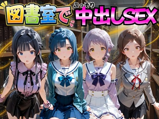 【エロ漫画】図書室でこっそり中出しSEX ア○ドルマスターミリオンライブ編