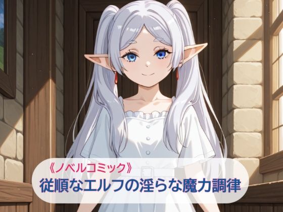 【エロ漫画】従順なエルフの淫らな魔力調律