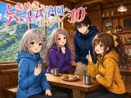 【エロ漫画】ときめきハーレム学園へようこそ10