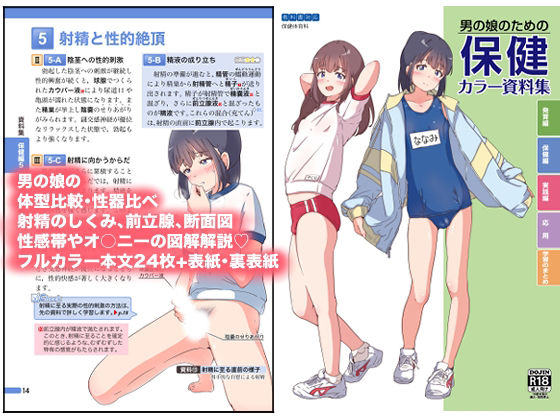 【エロ漫画】男の娘のための保健カラー資料集